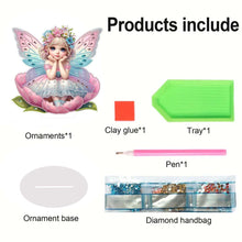 Load image into Gallery viewer, Angel Girl Diamond Painting Tabletop Ornaments Kit 5D DIY Diamond Art Decors

