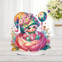 Load image into Gallery viewer, Flower Girl Diamond Painting Tabletop Ornaments Kit 5D DIY Diamond Art Decors
