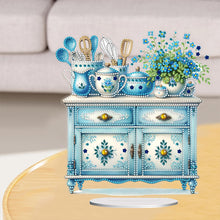 Load image into Gallery viewer, Cupboard Tabletop Diamond Art Kits DIY Diamond Painting Desktop Ornaments
