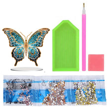 Load image into Gallery viewer, Butterfly Tabletop Diamond Art Kits Diamond Painting Desktop Ornaments
