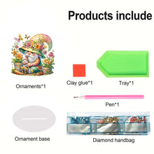 Load image into Gallery viewer, Acrylic Special Shape Gardening Gnome Diamond Painting Desktop Ornaments
