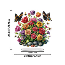 Load image into Gallery viewer, Acrylic Special Shape Bouquet Diamond Painting Desktop Ornaments for Home
