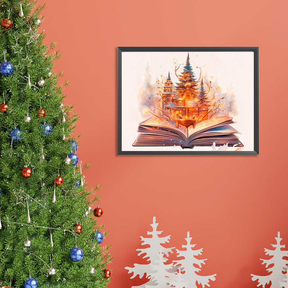 Diamond Painting - Full Round - Book Castle (30*40CM)