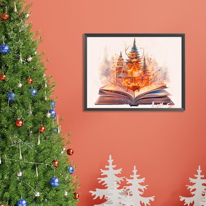 Diamond Painting - Full Round - Book Castle (30*40CM)