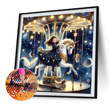 Load image into Gallery viewer, AB Diamond Painting - Full Round - Starry sky playground child (30*30CM)
