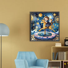 Load image into Gallery viewer, AB Diamond Painting - Full Round - Starry sky playground child (30*30CM)
