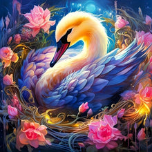 Load image into Gallery viewer, AB Diamond Painting - Full Round - Swan (30*30CM)
