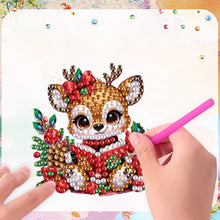 Load image into Gallery viewer, 6Pcs Acrylic Christmas Diamond Painting Fridge Magnet Cute Fridge Stickers

