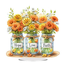 Load image into Gallery viewer, Acrylic Special Shape Flowers Diamond Painting Desktop Ornaments for Office
