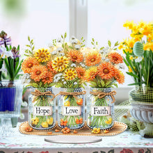 Load image into Gallery viewer, Acrylic Special Shape Flowers Diamond Painting Desktop Ornaments for Office
