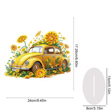 Load image into Gallery viewer, Acrylic Special Shape Flowers Car Diamond Painting Desktop Ornaments for Office
