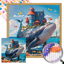 Load image into Gallery viewer, AB Diamond Painting - Full Round - House on whale (40*40CM)
