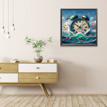 Load image into Gallery viewer, AB Diamond Painting - Full Round - Alarm clock in water (40*40CM)
