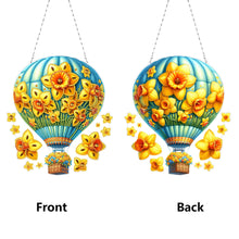 Load image into Gallery viewer, Flower Hot Air Balloon Diamond Art Pendant 5D DIY Diamond Painting Dots Pendant
