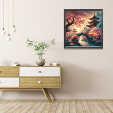Load image into Gallery viewer, AB Diamond Painting - Full Round - Small bridge and pavilion (40*40CM)
