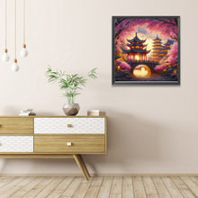 Load image into Gallery viewer, AB Diamond Painting - Full Round - Small bridge and pavilion (40*40CM)

