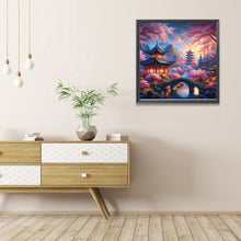 Load image into Gallery viewer, AB Diamond Painting - Full Round - Small bridge and pavilion (40*40CM)
