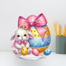 Load image into Gallery viewer, Acrylic Special Shaped Easter Bunny Eggs Diamond Painting Tabletop Ornaments Kit

