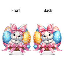 Load image into Gallery viewer, Acrylic Special Shaped Easter Bunny Eggs Diamond Painting Tabletop Ornaments Kit
