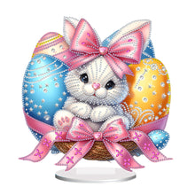 Load image into Gallery viewer, Acrylic Special Shaped Easter Bunny Eggs Diamond Painting Tabletop Ornaments Kit
