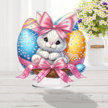 Load image into Gallery viewer, Acrylic Special Shaped Easter Bunny Eggs Diamond Painting Tabletop Ornaments Kit
