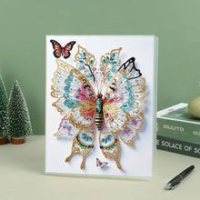 Load image into Gallery viewer, Diamond Embroidery Notebook 60 Pages for Home Office Art Drawing (Butterfly 1)
