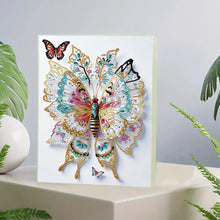 Load image into Gallery viewer, Diamond Embroidery Notebook 60 Pages for Home Office Art Drawing (Butterfly 1)
