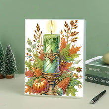 Load image into Gallery viewer, Diamond Embroidery Notebook 60 Pages for Home Office Art Drawing (Candle)
