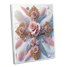 Load image into Gallery viewer, Diamond Embroidery Notebook 60 Pages for Home Office Art Drawing (Cross)
