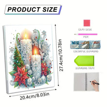 Load image into Gallery viewer, Diamond Embroidery Notebook 60 Pages for Home Office Art Drawing (Candle)
