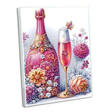 Load image into Gallery viewer, Diamond Embroidery Notebook 60 Pages for Home Office Art Drawing (Wine)
