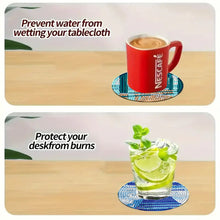 Load image into Gallery viewer, 6Pcs Wooden Animals DIY Coaster Diamond Dot Kits for Adults Beginners
