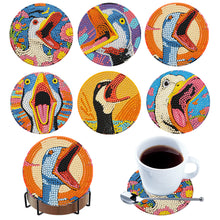 Load image into Gallery viewer, 6Pcs Wooden Animals DIY Coaster Diamond Dot Kits for Adults Beginners
