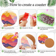 Load image into Gallery viewer, 6Pcs Wooden Animals DIY Coaster Diamond Dot Kits for Adults Beginners
