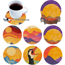 Load image into Gallery viewer, 6Pcs Wooden Animals DIY Coaster Diamond Dot Kits for Adults Beginners
