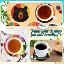 Load image into Gallery viewer, 6Pcs Wooden Animals DIY Coaster Diamond Dot Kits for Adults Beginners
