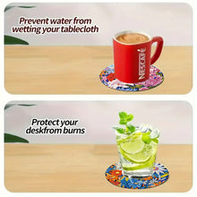 Load image into Gallery viewer, 6Pcs Wooden Animals DIY Coaster Diamond Dot Kits for Adults Beginners
