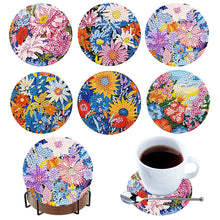 Load image into Gallery viewer, 6Pcs Wooden Animals DIY Coaster Diamond Dot Kits for Adults Beginners
