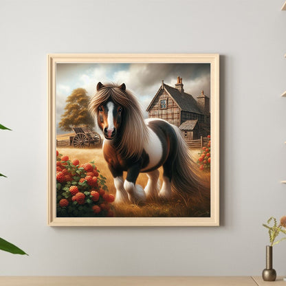 Diamond Painting - Full Round - Horse (40*40CM)