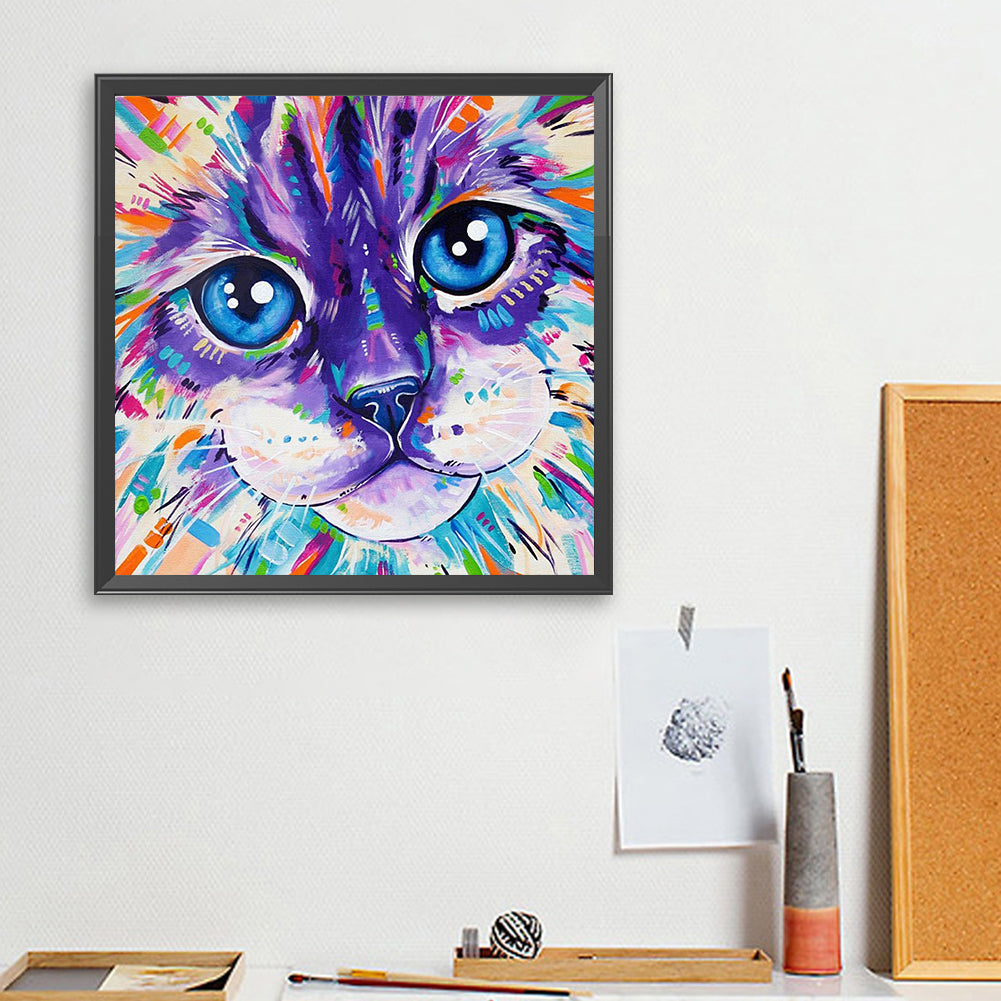 AB Diamond Painting - Full Square - Cat (30*30CM)