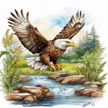 Load image into Gallery viewer, Diamond Painting - Full Square - Eagle (30*40CM)
