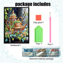 Load image into Gallery viewer, Special Shaped Crystal Apple 5D DIY Diamond Art Painting Notebook Kit for Adults
