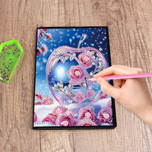 Load image into Gallery viewer, Special Shaped Crystal Apple 5D DIY Diamond Art Painting Notebook Kit for Adults
