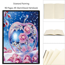 Load image into Gallery viewer, Special Shaped Crystal Apple 5D DIY Diamond Art Painting Notebook Kit for Adults
