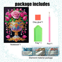 Load image into Gallery viewer, Special Shaped Crystal Apple 5D DIY Diamond Art Painting Notebook Kit for Adults
