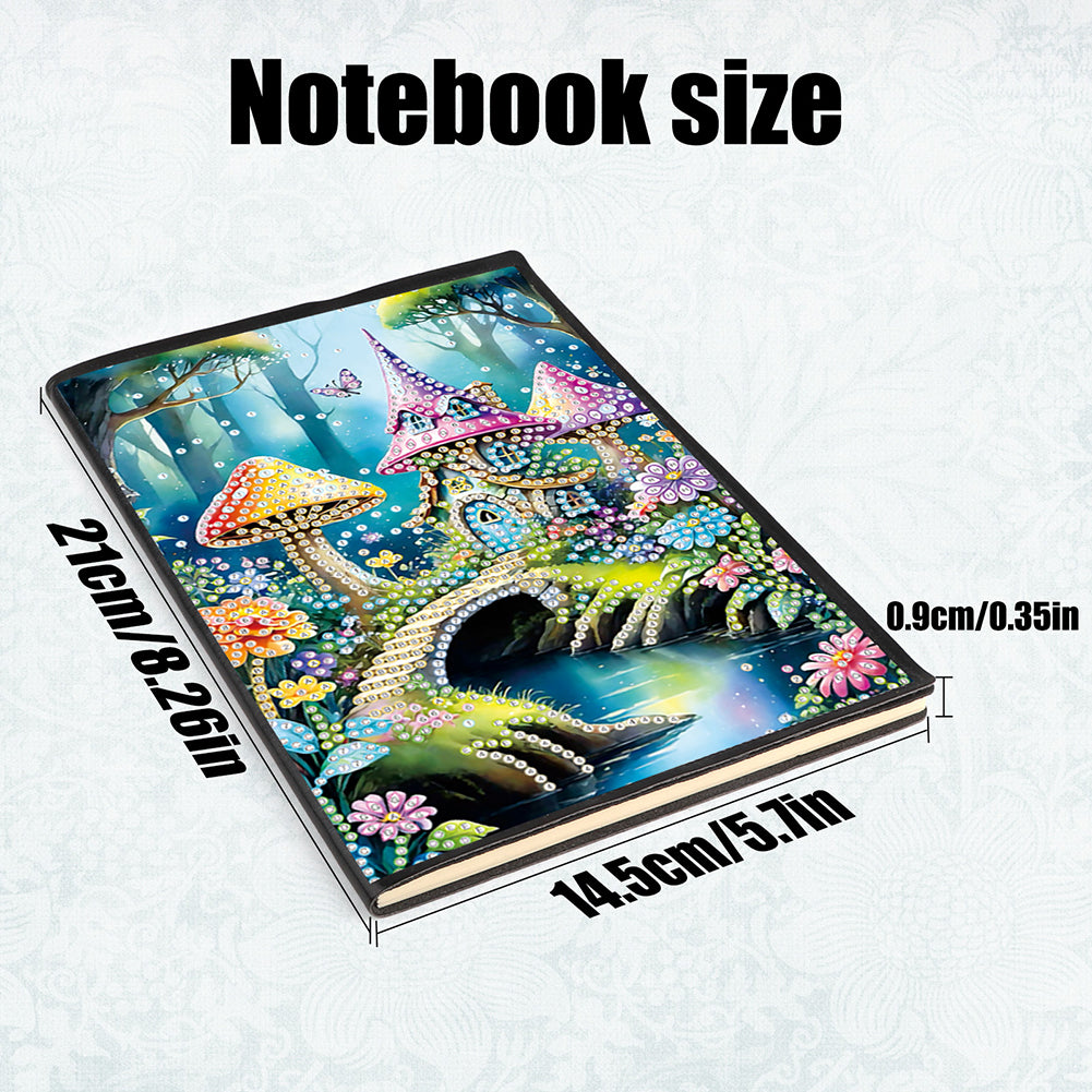 Special Shaped Crystal Apple 5D DIY Diamond Art Painting Notebook Kit for Adults