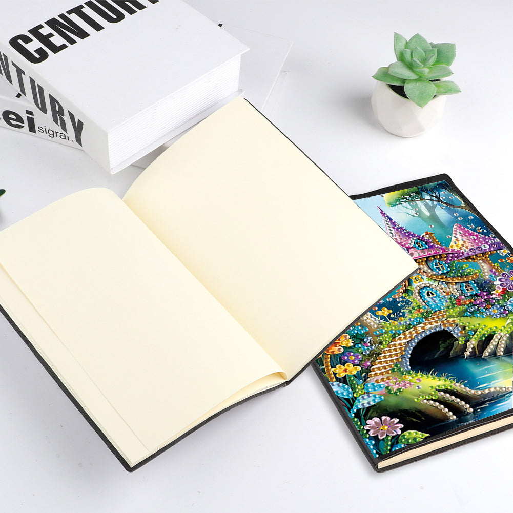 Special Shaped Crystal Apple 5D DIY Diamond Art Painting Notebook Kit for Adults