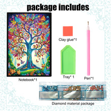 Load image into Gallery viewer, Special Shaped Crystal Apple 5D DIY Diamond Art Painting Notebook Kit for Adults
