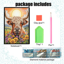 Load image into Gallery viewer, Special Shaped Animals Diamond Painting Diary Book A5 Diamond Painting Notebooks
