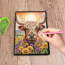 Load image into Gallery viewer, Special Shaped Animals Diamond Painting Diary Book A5 Diamond Painting Notebooks
